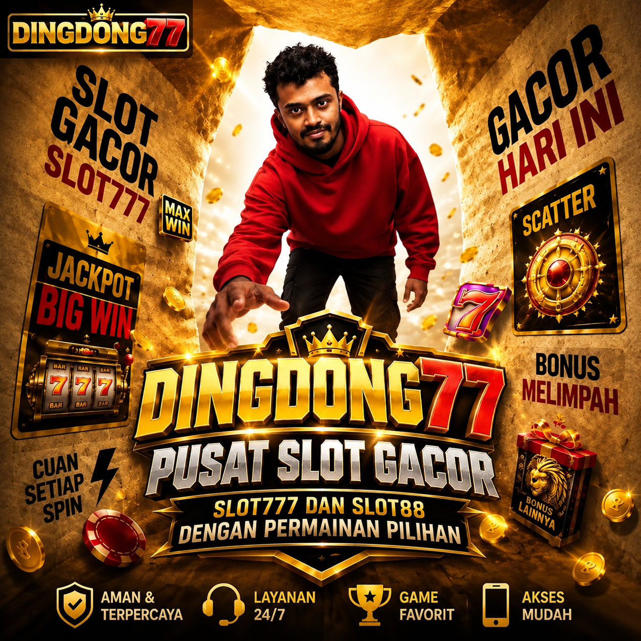 DINGDONG77 | Pusat Slot Gacor Slot777 dan Slot88 dengan Permainan Pilihan